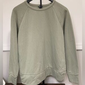 Eddie Bauer Women's Sage Green Pullover Sweatshirt Knit Size S